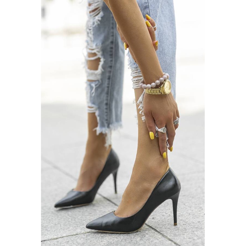 Svarta klassiska Mocca -klackar 2