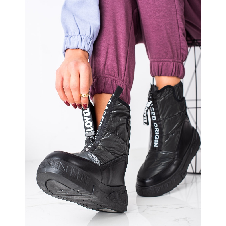 Seastar Snöskor på reglaget svart 1