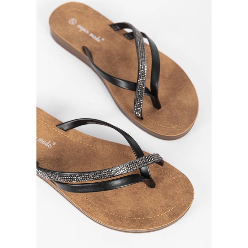 Black Beach Party flip-flops svart 2