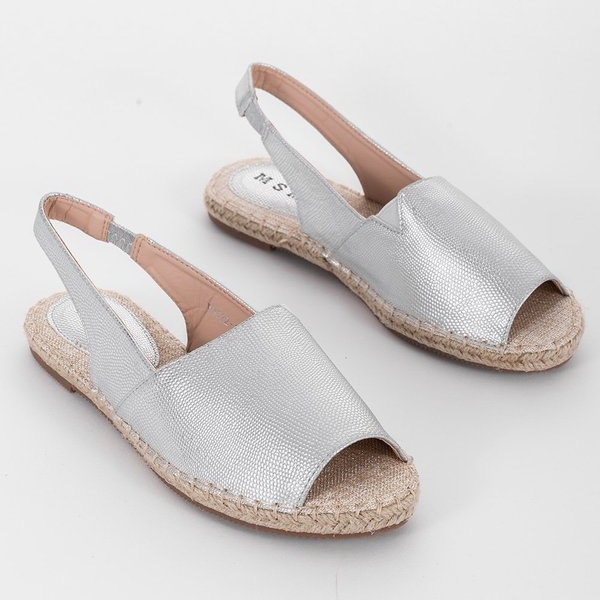 Sandaler i Dulce -silver med espadriller 1