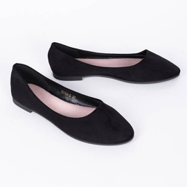 Svarta ballerinor med mandeltåbalpressar 1