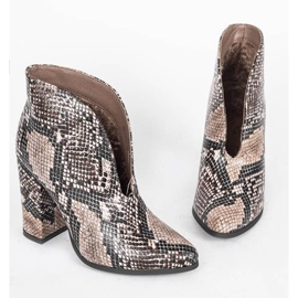 Snake -stövlar på Jamie -stolpen brun svart 1