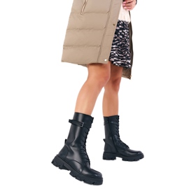 Kvinnors höga stövlar Sergio Leone TR745 svart 8