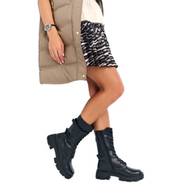 Kvinnors höga stövlar Sergio Leone TR745 svart 6