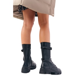 Kvinnors höga stövlar Sergio Leone TR745 svart 10