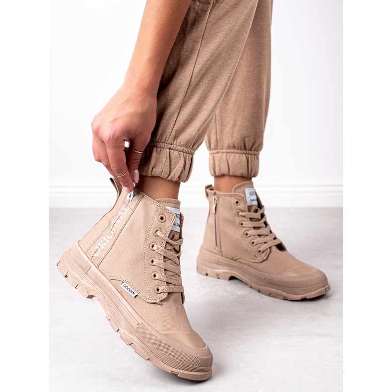 Goodin Original High Sneakers beige 2