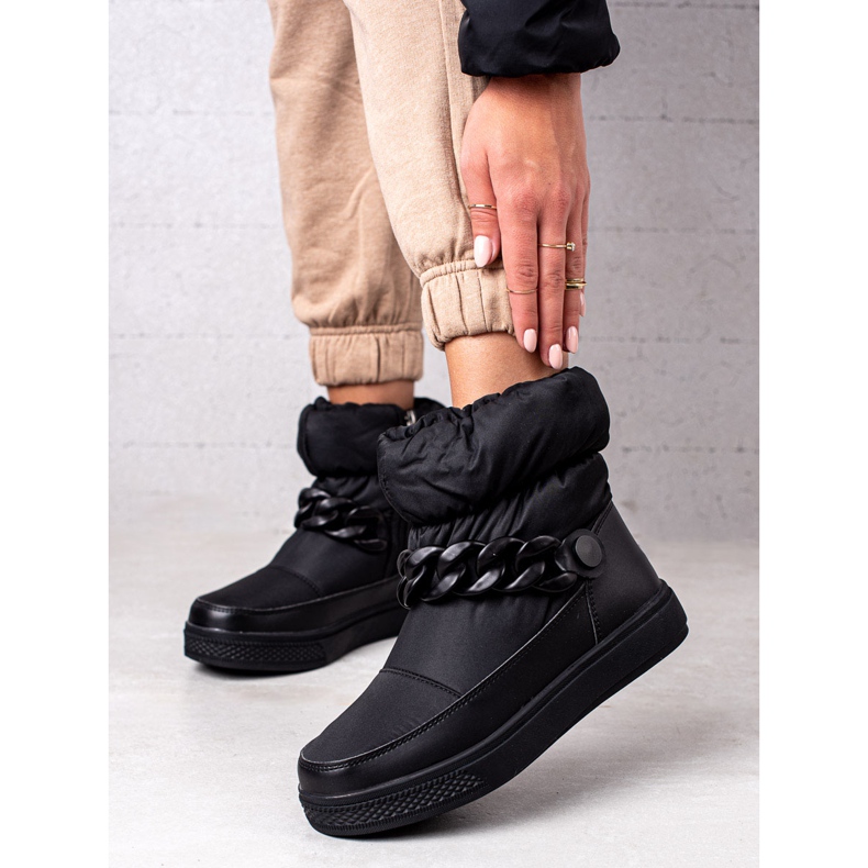 S. BARSKI Snöskor med kedja S.BARSKI svart 1