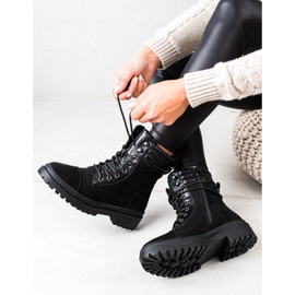 Super Mode Casual Boots Trappers svart 1