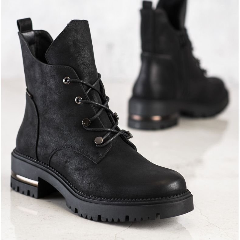 Fashionabla snörjare av Sergio Leone svart 2