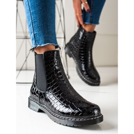 Filippo Trendiga svarta stövlar 2