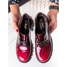 S. BARSKI Lackerade skor S.BARSKI röd 1