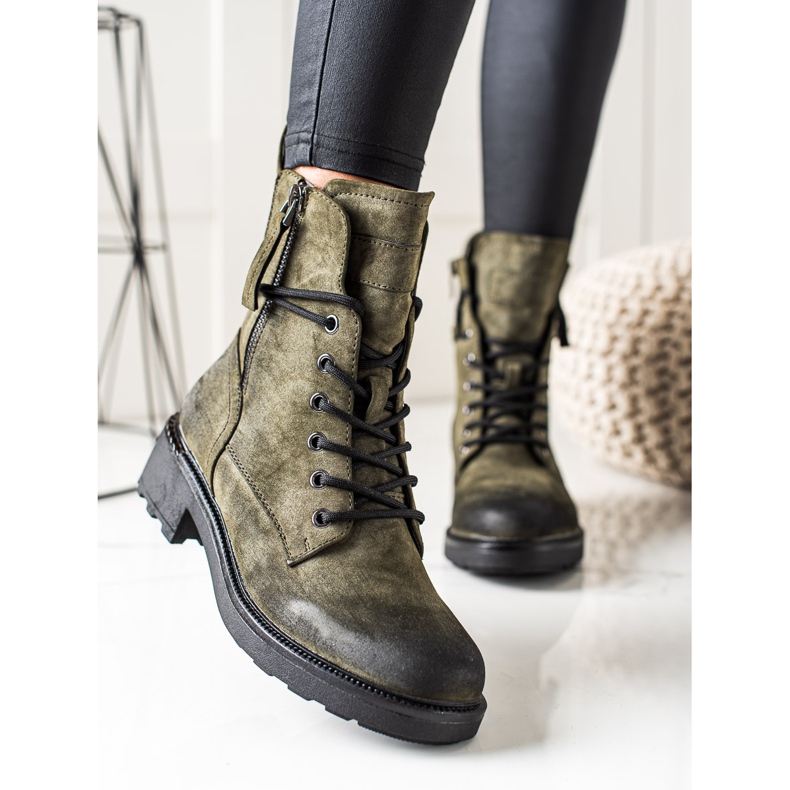 Evento Klassiska arbetare med dekorativ dragkedja grön 2