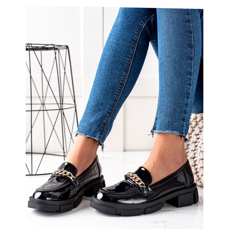 Goodin Black Fashion Loafers svart 2