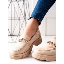 Goodin Mode beige loafers 1