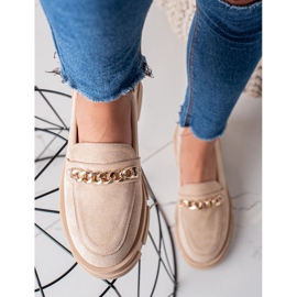Goodin Mode beige loafers 2
