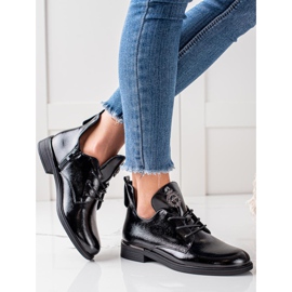 Korta stövlar med Sergio Leone -isolering svart 1