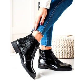 Patentboots med djurmönster Sergio Leone BT400 Svart 3