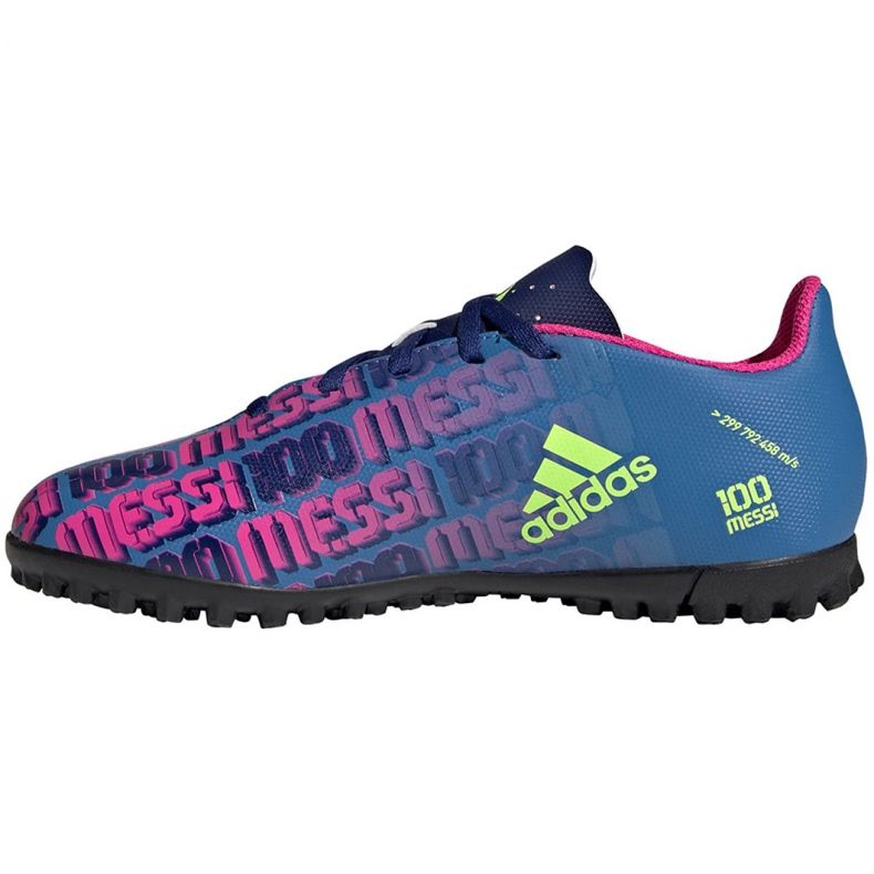 Adidas X Speedflow Messi.4 Tf Jr FY6911 fotbollsskor mångfärgad blå 2