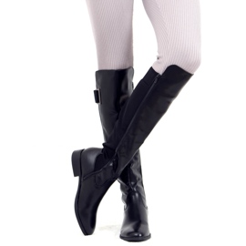 Svarta stövlar, F5850 Svart 1