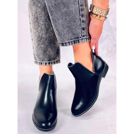 Svart utskurna stövlar Y8191 Svart 2