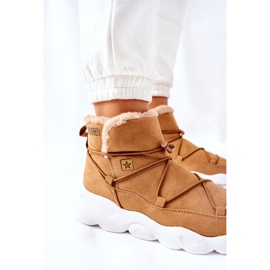 Varma snöskor Big Star Camel II274266 brun 1