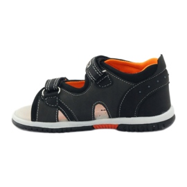 American Club Sandaler med klack American 86948 grå orange 2