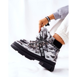 Leather Trappers Boots Big Star II274368 Moro Black vit 2