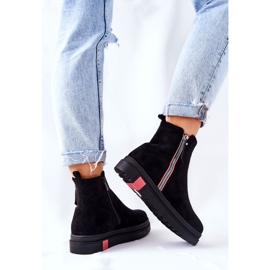 PS1 Suede Booties Jodhpur -stövlar På Black Nessa -plattformen svart 2