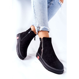 PS1 Suede Booties Jodhpur -stövlar På Black Nessa -plattformen svart 1