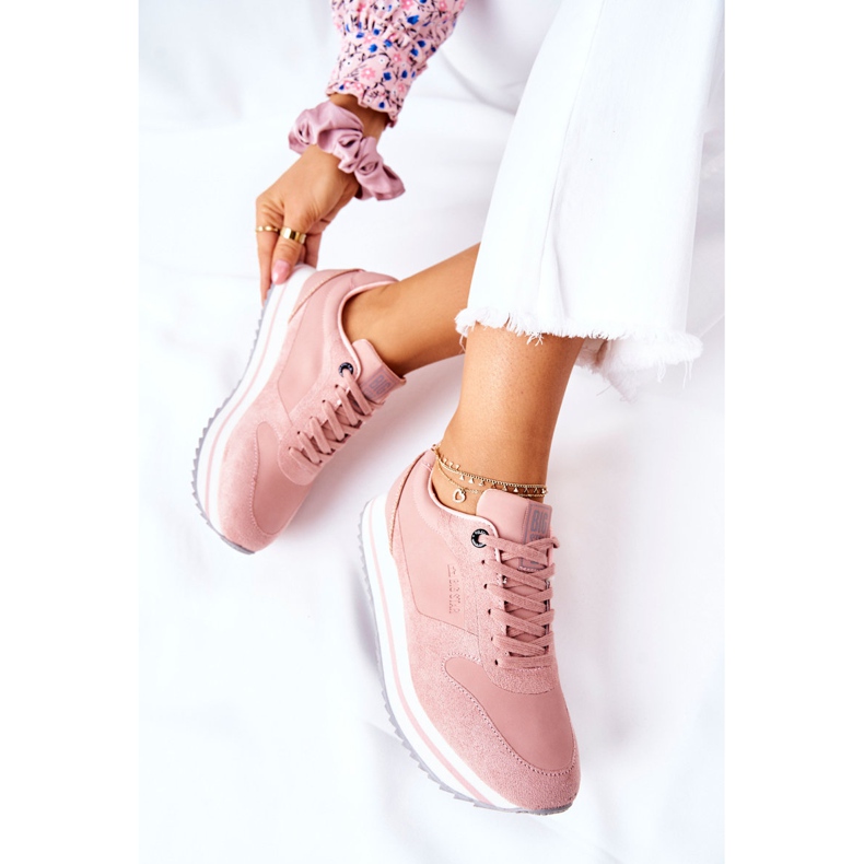 Sportskor Memory Foam Big Star II274218 Naken rosa 1