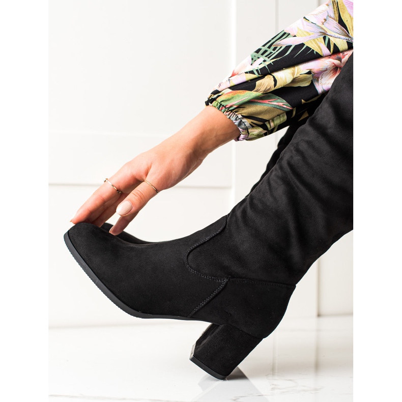 Snygga svarta VINCEZA -stövlar 2