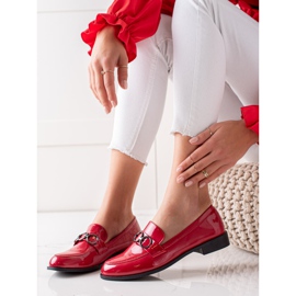 Goodin Lackerade loafers röd 1