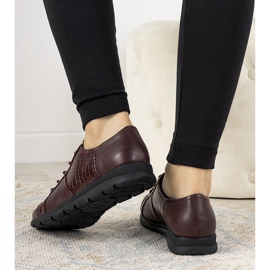 Maroon damskor från Olmos röd 1