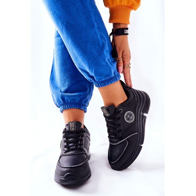 Sportskor på Big Star II274313 Svart plattform 2