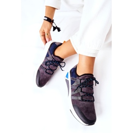 Sportskor Memory Foam Big Star II274309 Marinblå mångfärgad 1