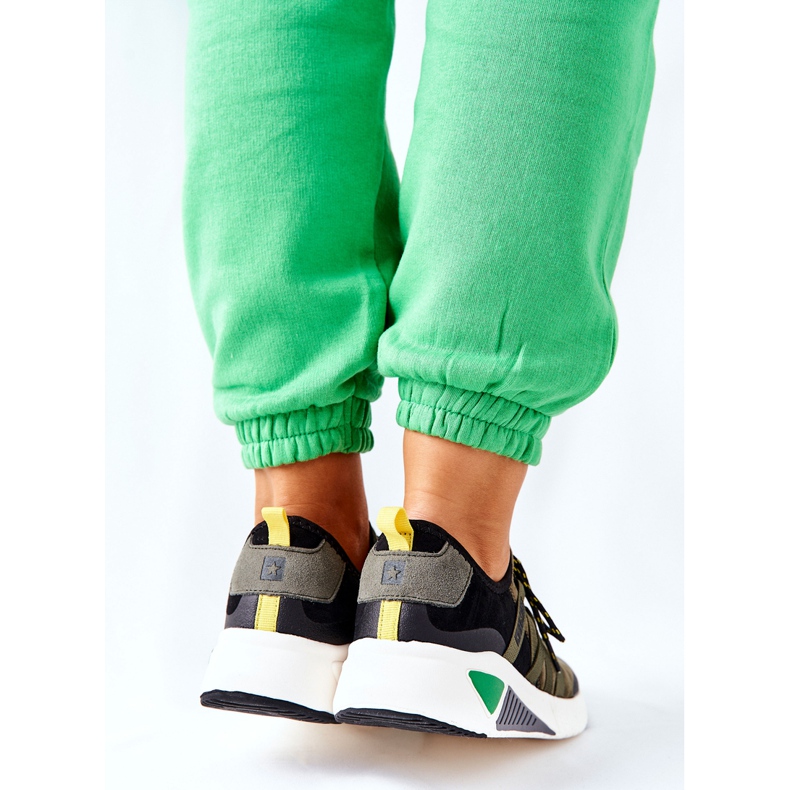 Sportskor Memory Foam Big Star II274308 Khaki svart kaki 1