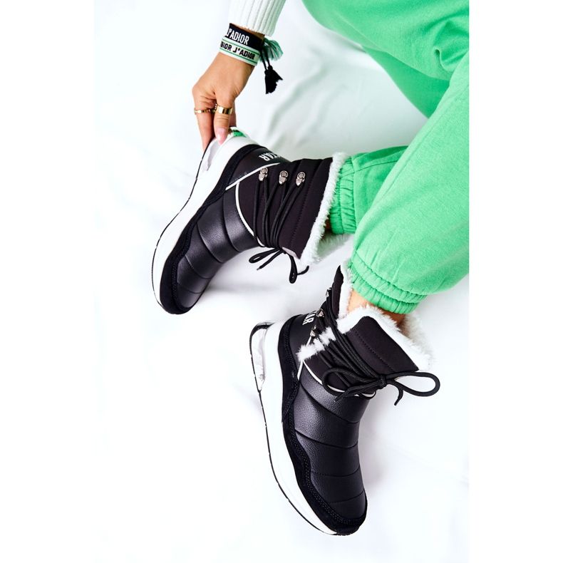 Knutna snöskor Big Star II274279 Svart 2