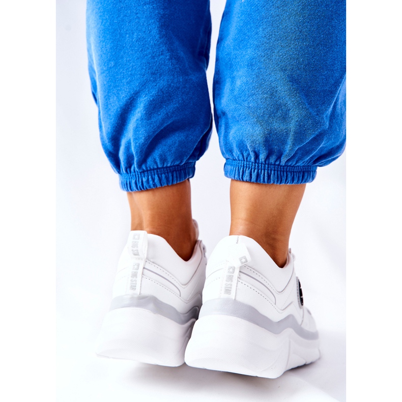 Sportskor på Big Star II274314 Plattform Vit 1