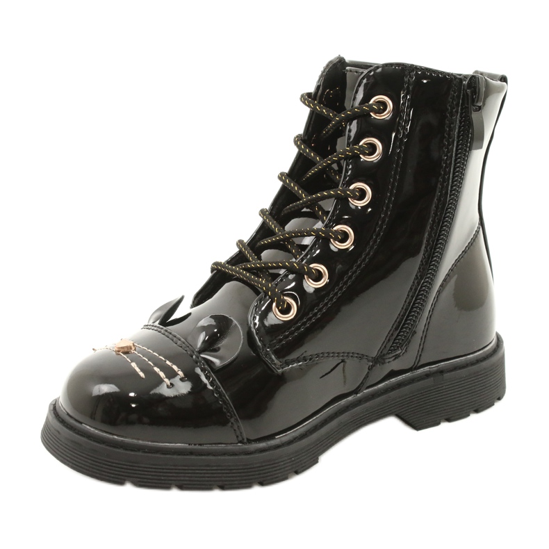 Miss Patent Boots 21DZ23-4309 svart 1