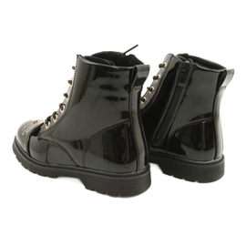 Miss Patent Boots 21DZ23-4309 svart 4