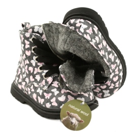 Miss stövlar 21DZ23-4342 blå rosa grå 4