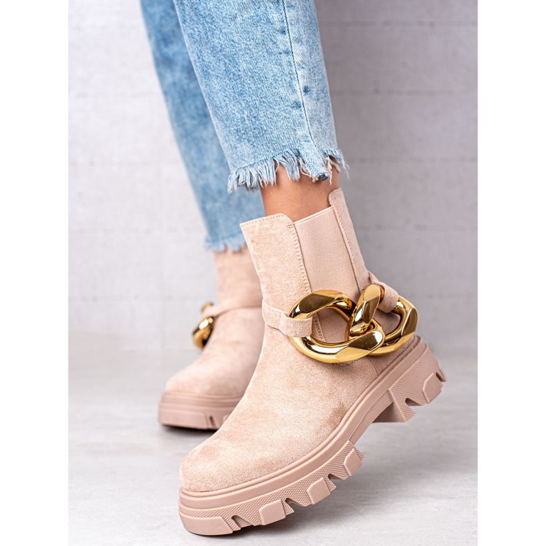 S. BARSKI Mockaskor på S.BARSKI -plattformen beige 1