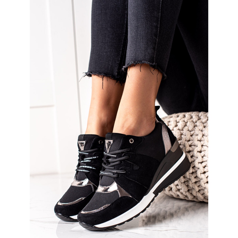 Svarta VINCEZA wedge sneakers 1