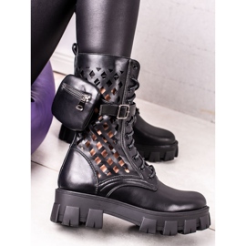 Sweet Shoes Openwork Black Workers svart 1