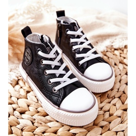 Barnhöga sneakers Big Star II374003 Svart 2