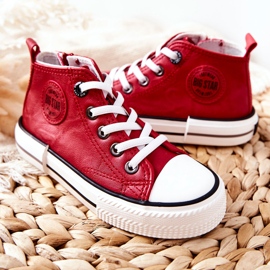 Barnhöga sneakers Big Star II374005 Röd 6