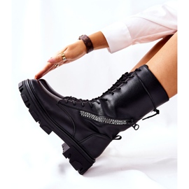 Svarta stövlar Glany Sergio Leone TR747 Svart 1