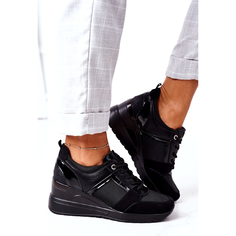 Wedge Sneakers Vinceza 10606 Svart 3