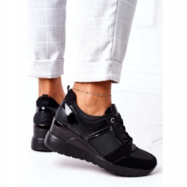 Wedge Sneakers Vinceza 10606 Svart 4