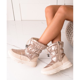 Trendiga gyllene snöskor 2